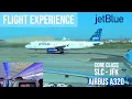 FLIGHT EXPERIENCE JETBLUE AIRBUS A320 ECONOMY CLASS Salt Lake City New York City