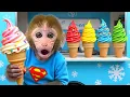 Download Lagu 小猴子 Bonbon 躲避巨大的老鹰，还吃了彩虹冰淇淋🍦🌈🦅 | BonBon奇妙屋