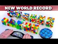SPEED SOLVING OF ALL WCA PUZZLES NEW RECORD