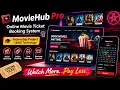 MovieHub Pro - Online Movie Ticket Booking Website Internship Project Web Development