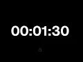 1 Minute 30 Seconds Countdown Timer Simple Clear Basic Timer