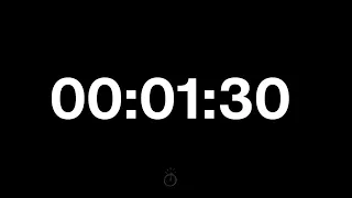 1 Minute 30 Seconds Countdown Timer Simple Clear Basic Timer