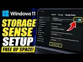 How to configure Storage Sense to free up disk space - Step By Step