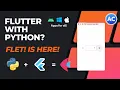 How to use flutter in Python Using Flet in Python better than Tkinter Abhicoder