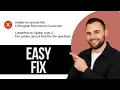 How to Fix Unable to Excute File CreateProcess Failed Code 2 2026 Full Guide