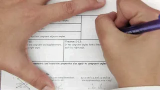 Lesson 3-6 Proving Angle Relationships Florida Reveal Geometry