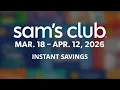 Sam s Club Mar 18 - Apr 12 2026 Savings book
