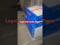 Legal and Letter size paper know the difference