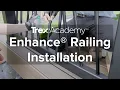 How to Install Trex Enhance Railing for a Deck Trex Academy