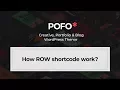 POFO WordPress Theme - How row shortcode work