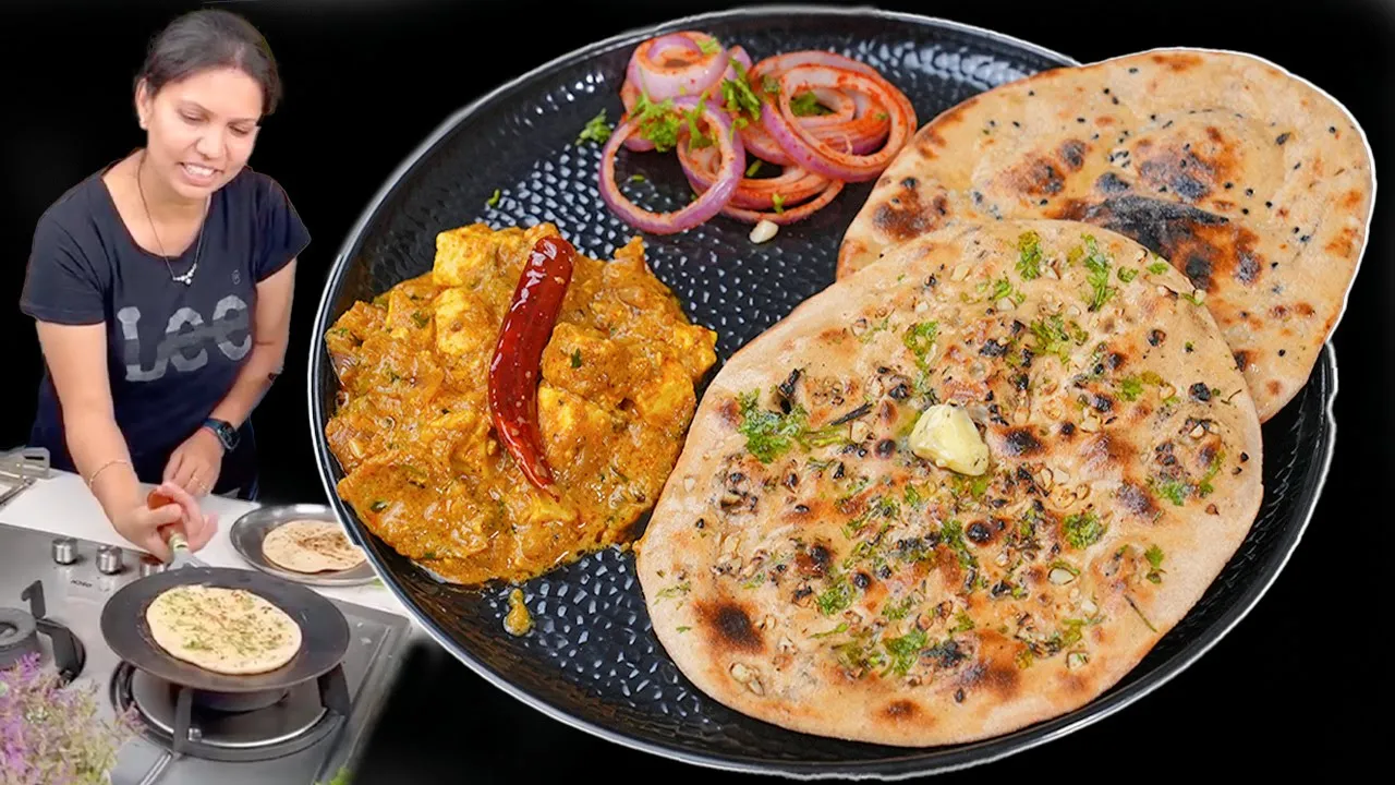             Tandoori Roti Recipe   Garlic Naan   KabitasKitchen