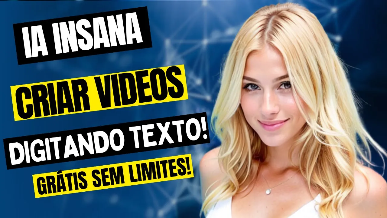 COMO CRIAR VIDEOS COM IA GRÁTIS DIGITANDO TEXTO VIDEOS ILIMITADOS PARA CANAL DARK