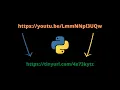 URL Shortener pyshortener Python 3