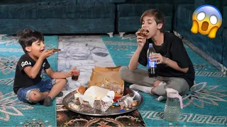 تحشيش مروان وسيوفي اكلو الكنتاكي والبيتزه مال العزيمه كرار الساعدي 