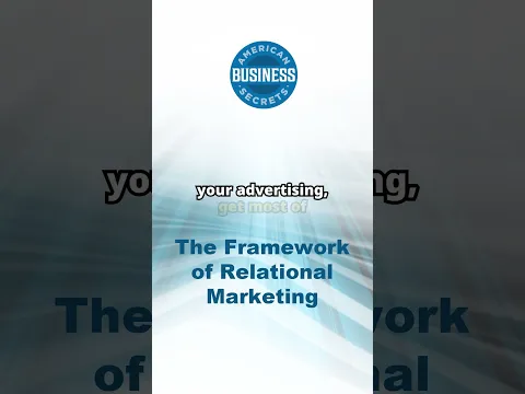 Relational Marketing Framework #businessgrowth #sales #adwriting #promotion #branding #RyanChute
