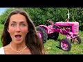 Farm Girl Tractor Surprise