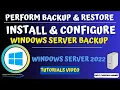 How to Install and Configure Windows Server Backup Windows Server 2022