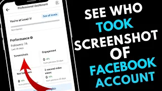 How to See if Someone Took Screenshot of Your Facebook Account 2023 Facebook New Update