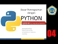 Dasar Pemrograman dengan Python Slide-04 List Tuple Set dan Dictionary