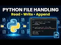 Python File Handling Explained Read Write Append File Modes with Statement