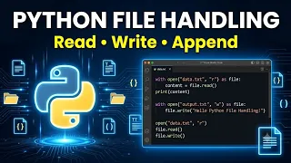 Python File Handling Explained Read Write Append File Modes with Statement