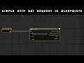 Simple HTTP GET request within a Blueprint - Unreal Engine 5 Tutorial