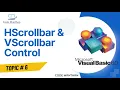 HscrollBar VScrollBar and Shape Control in Visual Basic 6 0 Scrollbar Kya Hota Hai