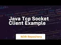 java tcp socket client example
