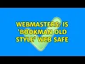 Webmasters Is bookman old style web safe 4 Solutions