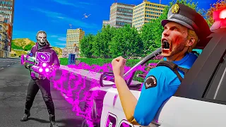 Making Cops MAD With My Inverted Controls Gun In GTA 5 RP