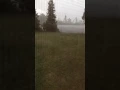 Weekend storm drops hail in Norwood