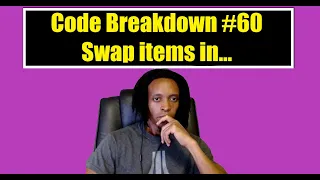 Code Breakdown - Swap items in a dictionary