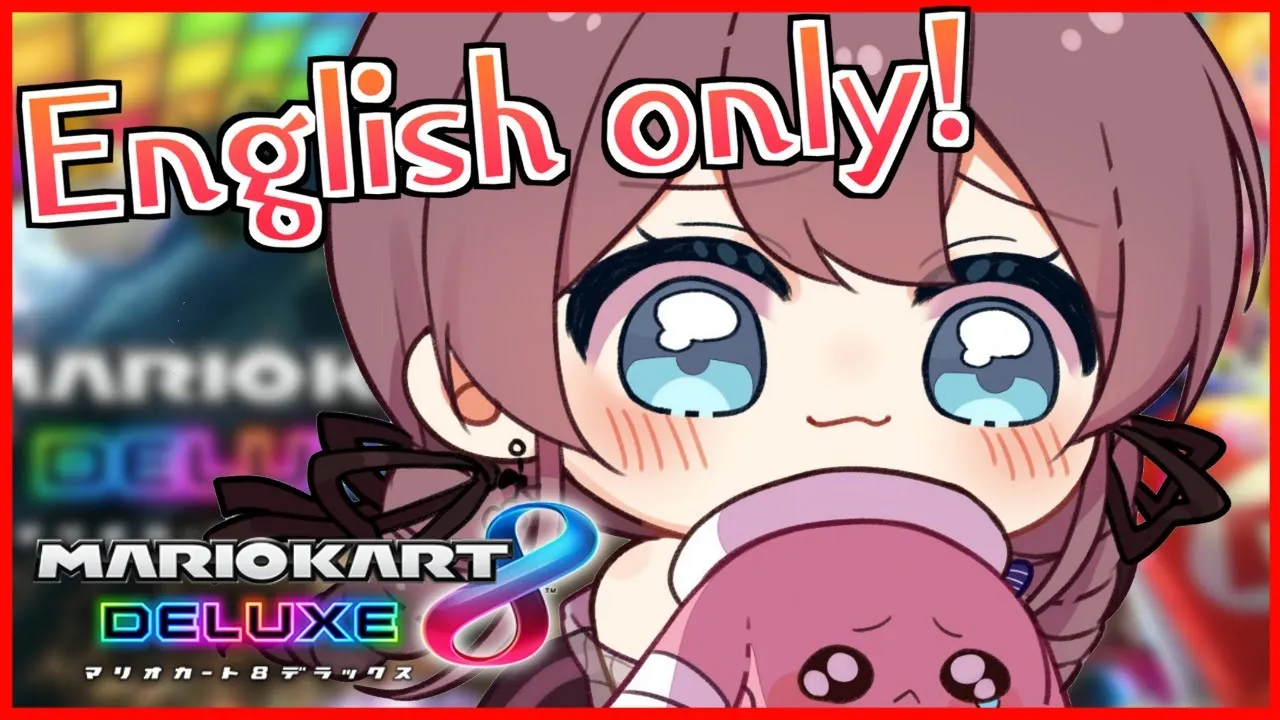 【マリオカート8DX】Let's Challenge! English only!!!!!YEEEEEEEEE!!!【ホロライブ/夏色まつり】
