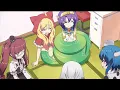 Jashin Chan wrapping/squeezing Medusa with her snake tail | Compilation | Dropkick On My Devil!!