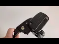 Black left hand front brake master cylinder for single disc for Harley