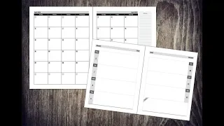 Create PDFs of Planners Diaries Calendars for Amazon KDP in InDesign Buy PLR Templates