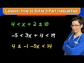 Lesson How to Solve Three-Part Inequalities
