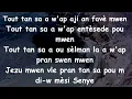 TOUT TAN SA WAP AJI AN FAVE MWEN- JEZI M TA  RENMEN PRAN TAN SA POU M REMESYE W
