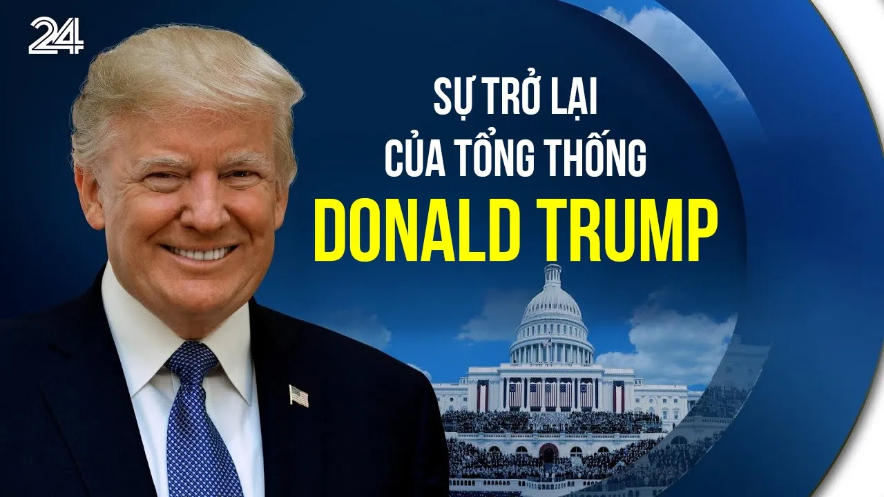 Outline Video Sự trở lại của Tổng thống Donald Trump | VTV24