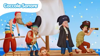 Quattro pirati nel Mar dei Sargassi 🏴‍☠️ Canzoncine per bambini e Baby Dance | Coccole Sonore