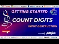 Count Number of Digits Input Destruction