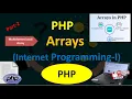 Arrays in PHP part2 Multidimensional arrays in PHP Internet Programming-I Web Technology