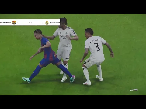Video Thumbnail: ريال مدريد و برشلونة لعبة محاكاة مباراة اليوم | LIVE pes 21
