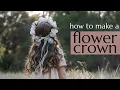 How to Make a Flower Crown adjustable size