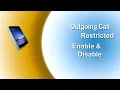 How To Outgoing Call Restricted Enable Disable How To Fix SIM Restrictions Out And Incoming call