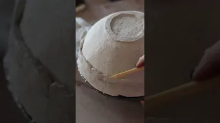 آموزش ظرف دکوری با خمیر پاپیه ماشه                                        دندنها