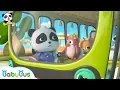 Baby Panda's Bus is Broken Down | Wheels on the Bus | Kids Songs | BabyBus