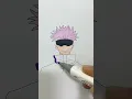 Satoru Gojo Coloring Page Jujutsu Kaisen s Strongest Sorcerer in Epic Art