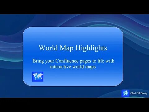 watch World Map Highlights for Confluence video