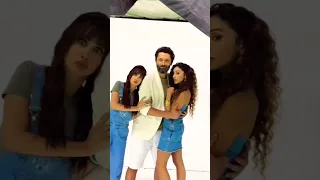 كواليس دينا الشربيني وكريم محمود عبد العزيز مع ياسمين رئيس فى التصوير دينا الشربيني 